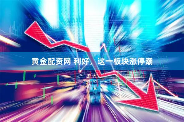 黄金配资网 利好，这一板块涨停潮
