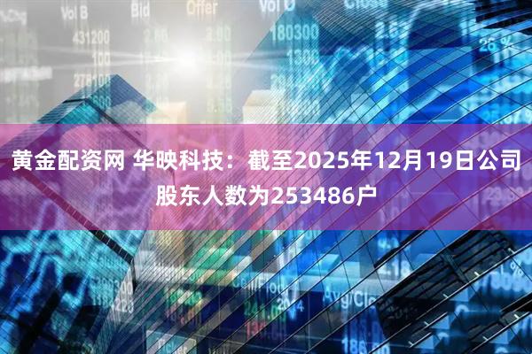 黄金配资网 华映科技：截至2025年12月19日公司股东人数为253486户
